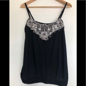 Express Top with crochet detail
